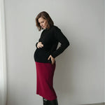 Charlotte - Jupe bordeaux Femme - boutique décoration Montreal
