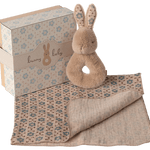 Coffret cadeau de naissance - Hochet Lapin Crème - Maileg - jouet - boutique décoration Montreal