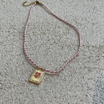 Collier Coeur d'Amour - Plaqué or 18k - boutique décoration Montreal