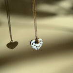 Collier Coeur Leopard - boutique décoration Montreal