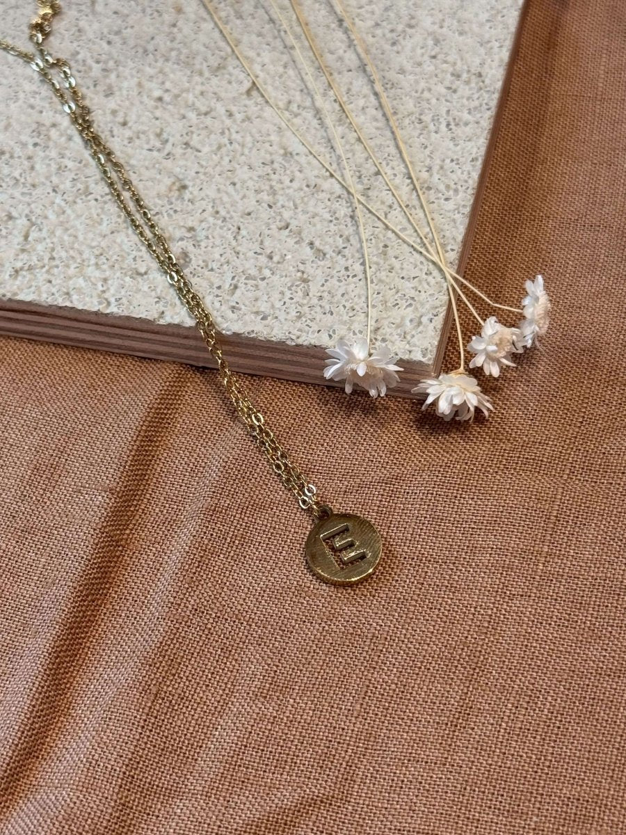 Collier Lettre - boutique décoration Montreal