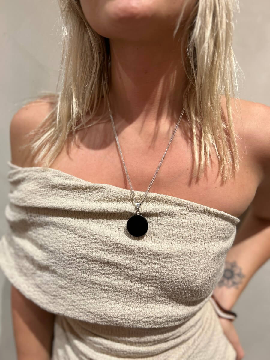 Collier Obsidienne - boutique décoration Montreal