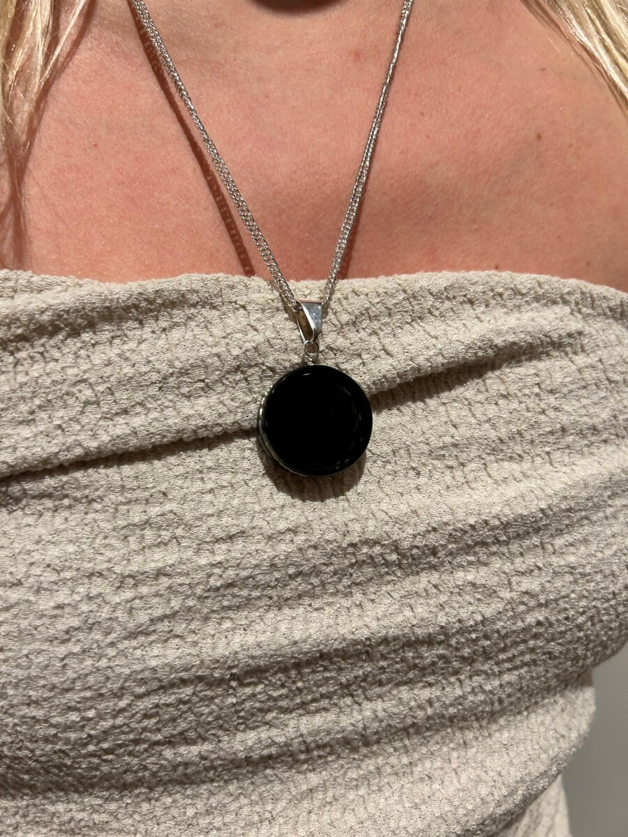 Collier Obsidienne - boutique décoration Montreal