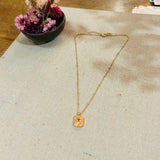 Collier Orange - boutique décoration Montreal