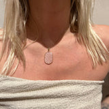 Collier Quartz rose - boutique décoration Montreal