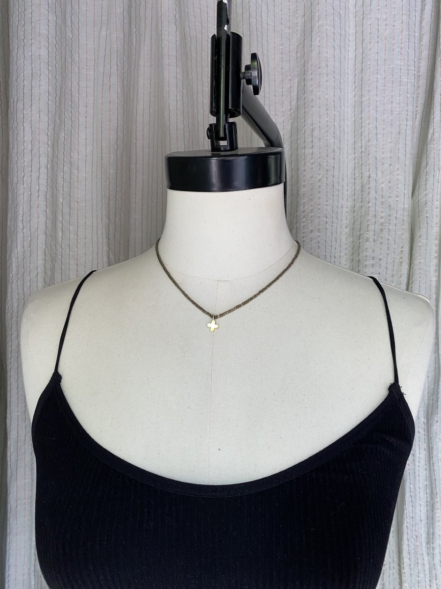 Collier - Trefle - SB - Jewelry - boutique décoration Montreal