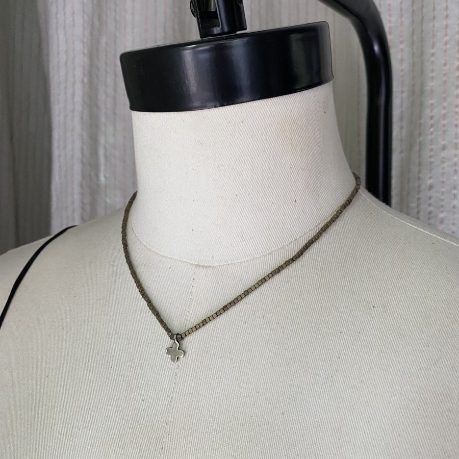 Collier - Trefle - SB - Jewelry - boutique décoration Montreal