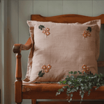 Coussin Ada - Dusty Rose - boutique décoration Montreal