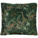 Coussin carré Manyara Forêt Leopard - boutique décoration Montreal