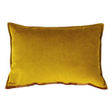 Coussin Lorenzo - Velours Jacquard - Ocre - boutique décoration Montreal