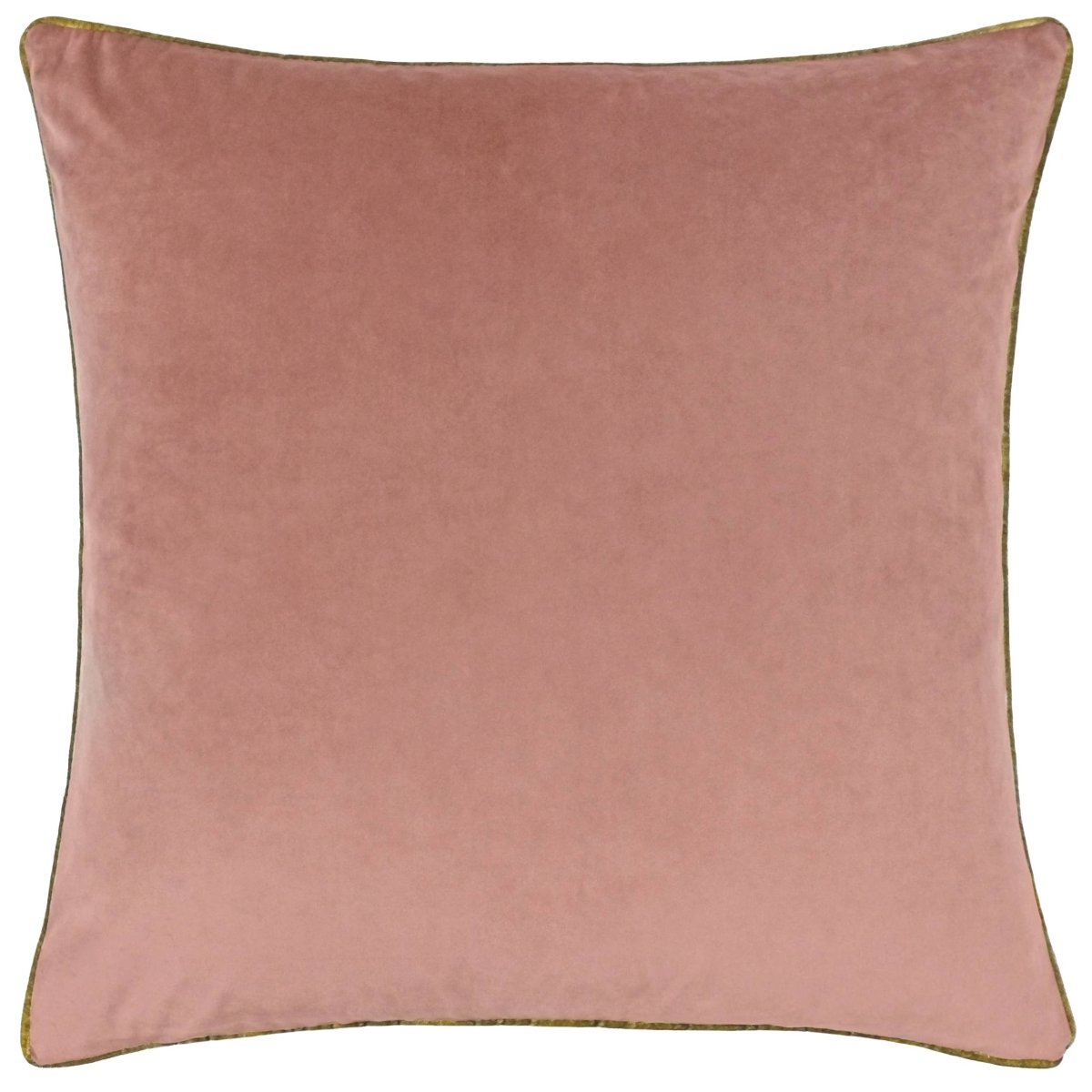 Coussin Meridian en velours rose/doré - boutique décoration Montreal