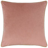 Coussin Meridian en velours rose/doré - boutique décoration Montreal