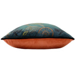 Coussin Tropica guépard bleu canard - boutique décoration Montreal