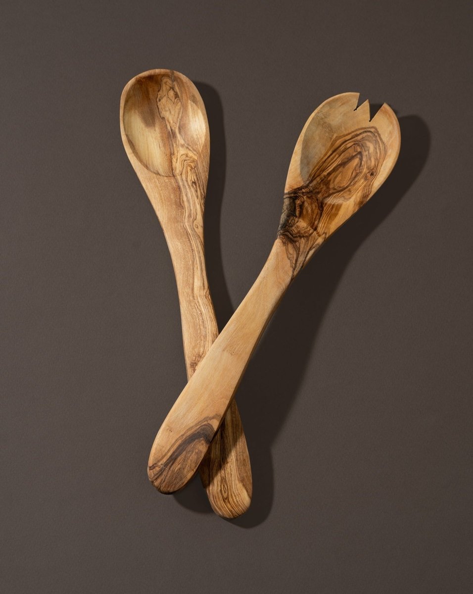 Couverts en Bois d'Olivier - Utensils - boutique décoration Montreal