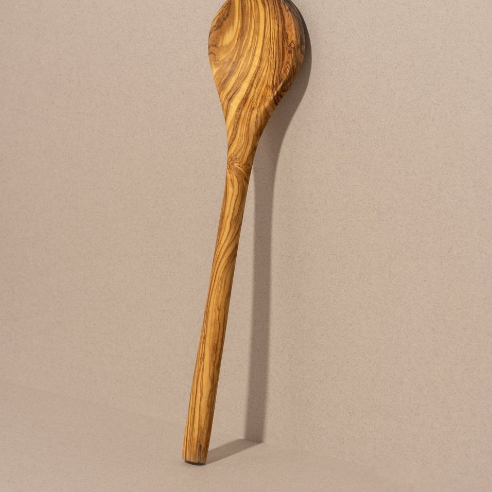 Cuillère pour Serivice | Bois d'Olivier - Utensils - boutique décoration Montreal