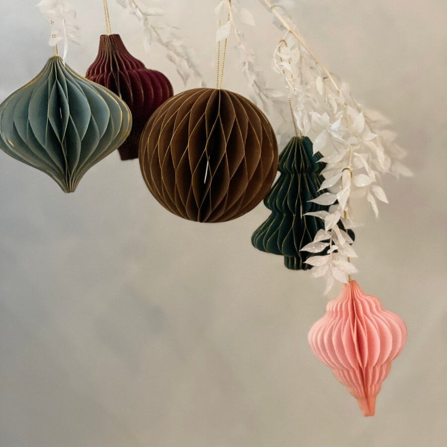 Décoration de Noël en papier - boutique décoration Montreal