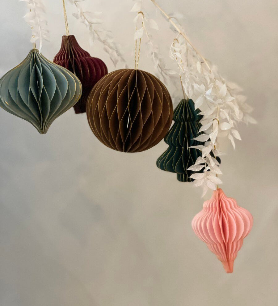 Décoration de Noël en papier - boutique décoration Montreal