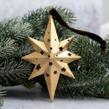 Décoration suspendue en fer doré décoratif Altair - boutique décoration Montreal