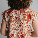 Pauline - Printed Nursing Top