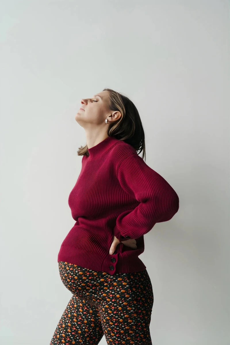 Emile - Chandail Bordeaux - boutique décoration Montreal