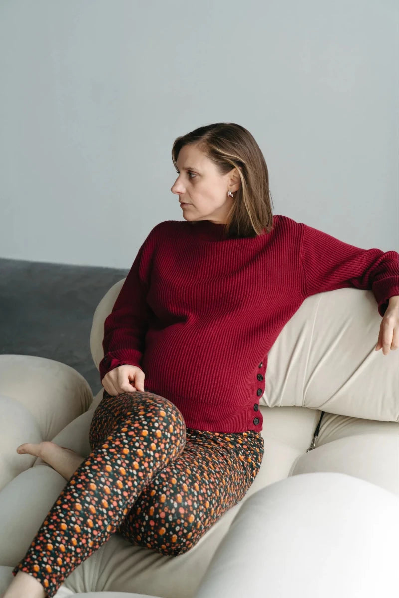 Emile - Chandail Bordeaux - boutique décoration Montreal