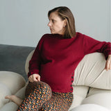 Emile - Chandail Bordeaux - boutique décoration Montreal