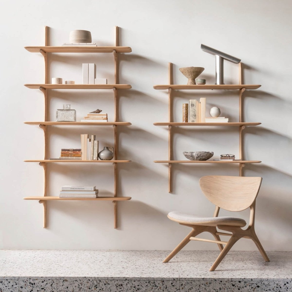 Étagères PI - Chêne - boutique décoration Montreal