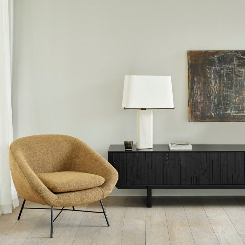 Fauteuil Barrow Gingembre - boutique décoration Montreal