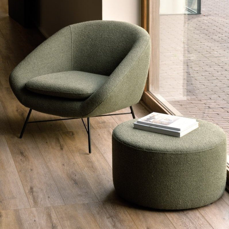 Fauteuil Barrow Vert - boutique décoration Montreal
