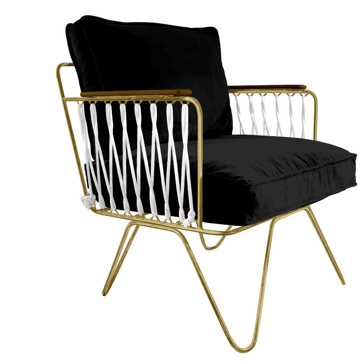 Fauteuil Croisette Honoré - Velours - PRECOMMANDE - boutique décoration Montreal