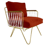 Fauteuil Croisette Honoré - Velours - PRECOMMANDE - boutique décoration Montreal