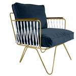 Fauteuil Croisette Honoré - Velours - PRECOMMANDE - boutique décoration Montreal