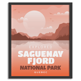 Affiche Fjord du Saguenay Parc National
