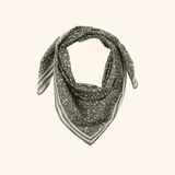 Foulard Leopard Kaki - boutique décoration Montreal