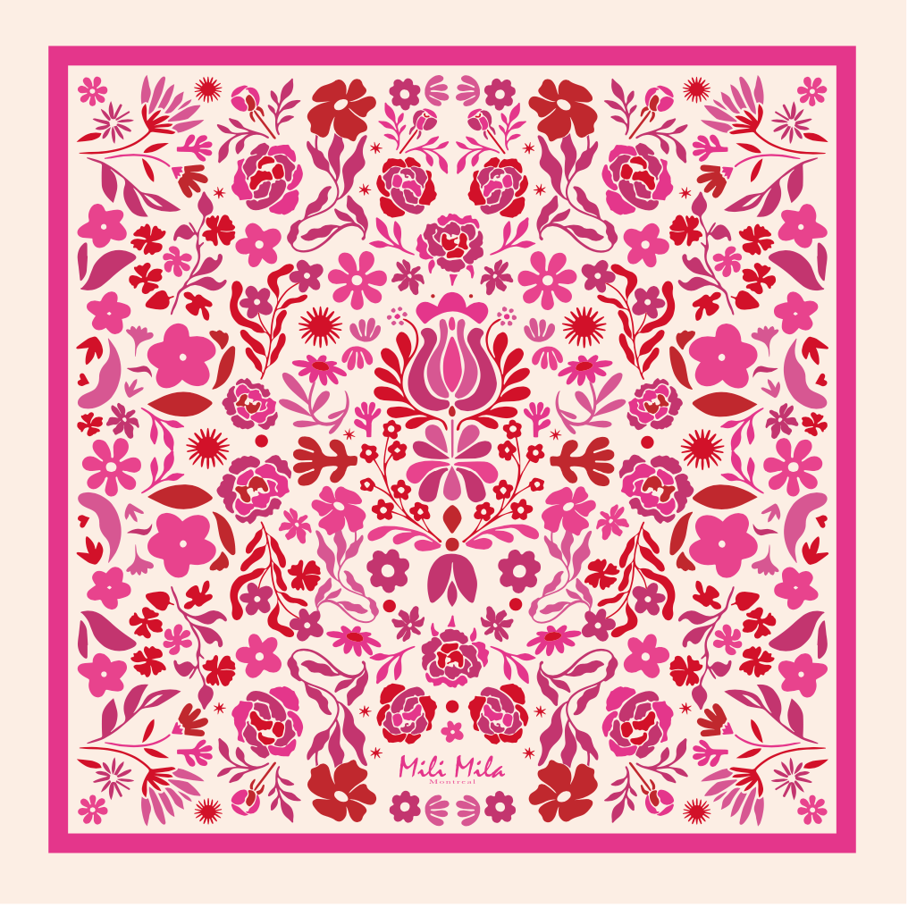 Mili Mila - Foulard Maxi 100 x 100cm