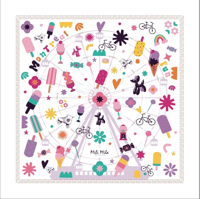 Foulard Maxi - Mili Mila - boutique décoration Montreal