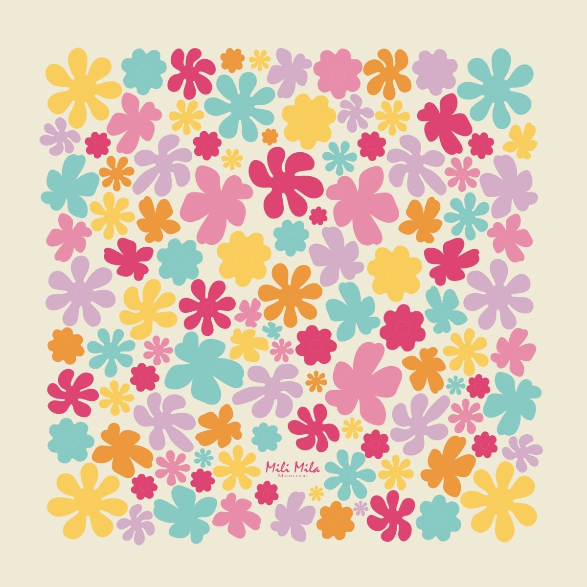 Mili Mila - Foulard Maxi 100 x 100cm