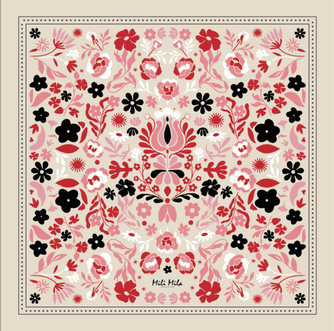 Foulard Maxi - Mili Mila - boutique décoration Montreal