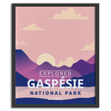 Affiche Gaspésie Parc National
