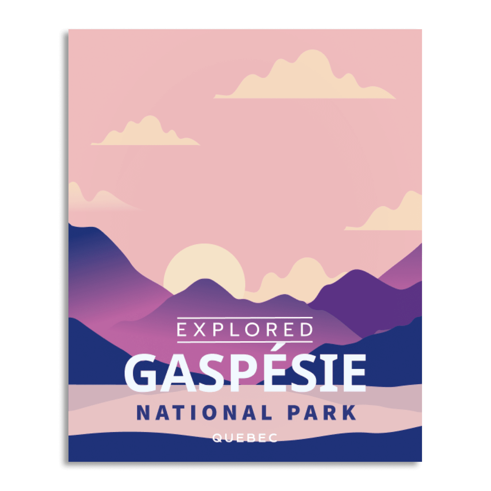 Affiche Gaspésie Parc National