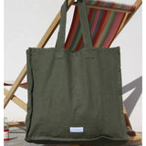 Grand cabas en toile de coton - Mode - boutique décoration Montreal