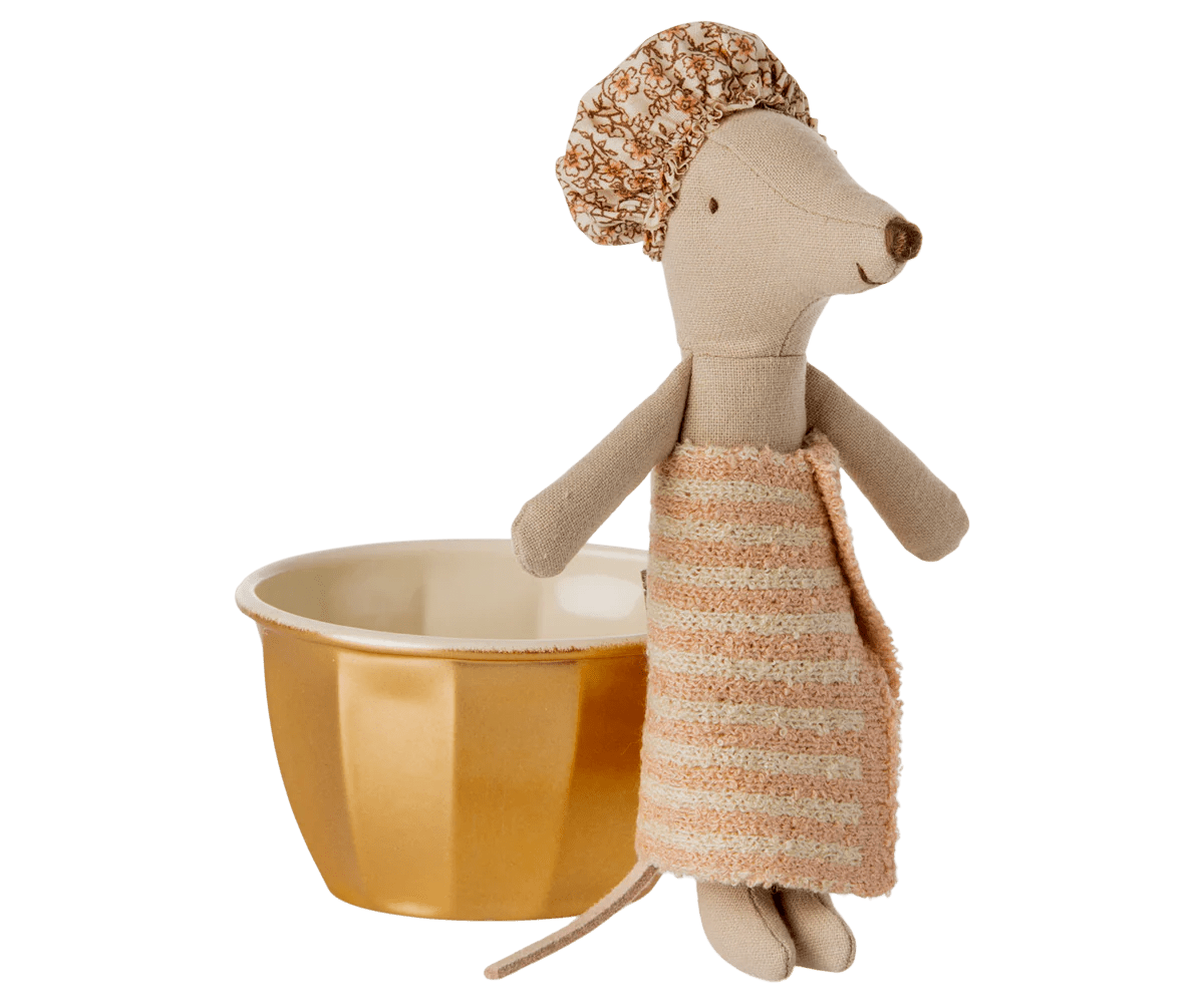 Grande Soeur Souris - Baignoire - Maileg - boutique décoration Montreal