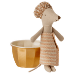 Grande Soeur Souris - Baignoire - Maileg - boutique décoration Montreal