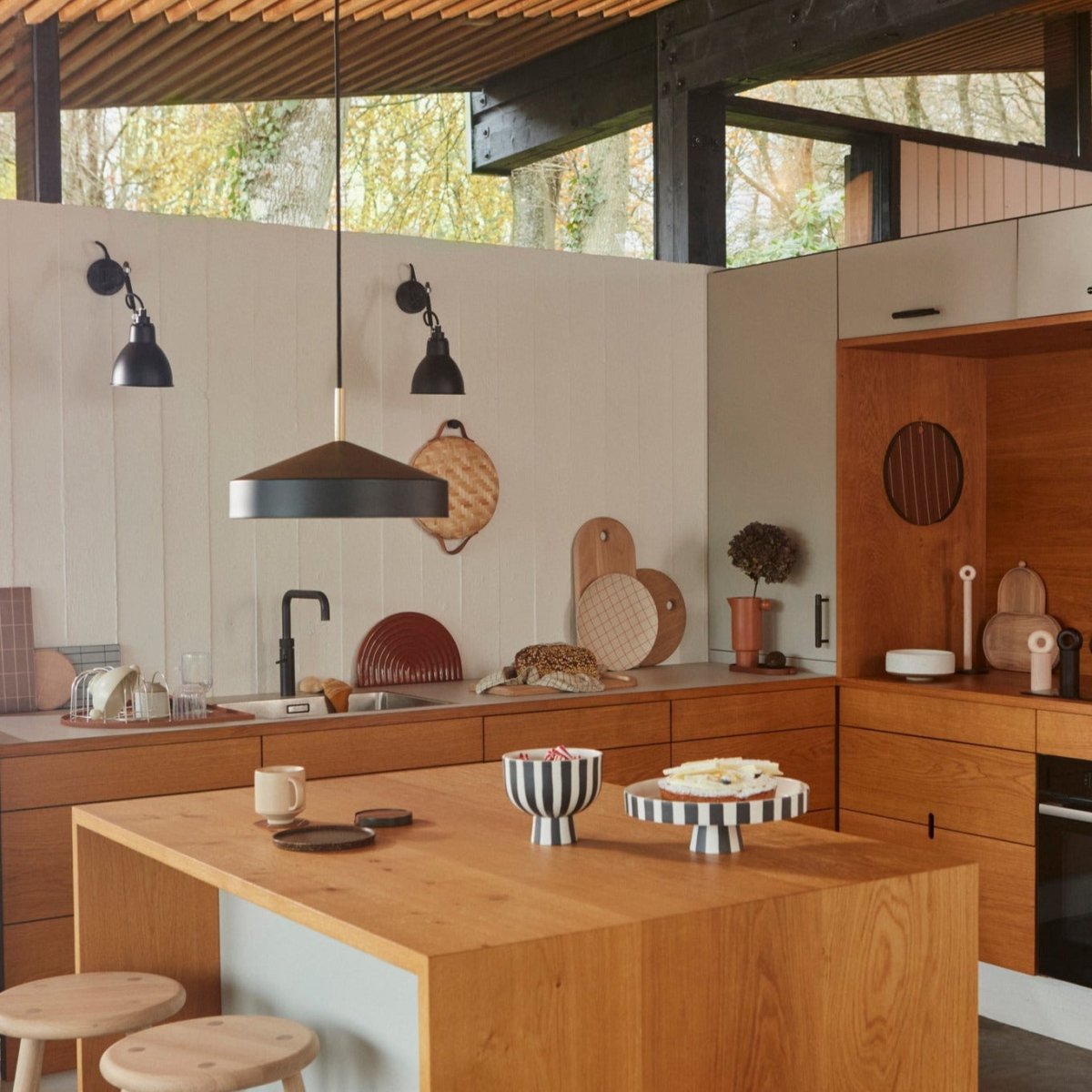 Hatto Pendant - Large - Black - boutique décoration Montreal