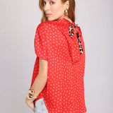 Blouse Sistina en Rouge