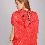 Blouse Sistina en Rouge