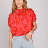 Blouse Sistina en Rouge