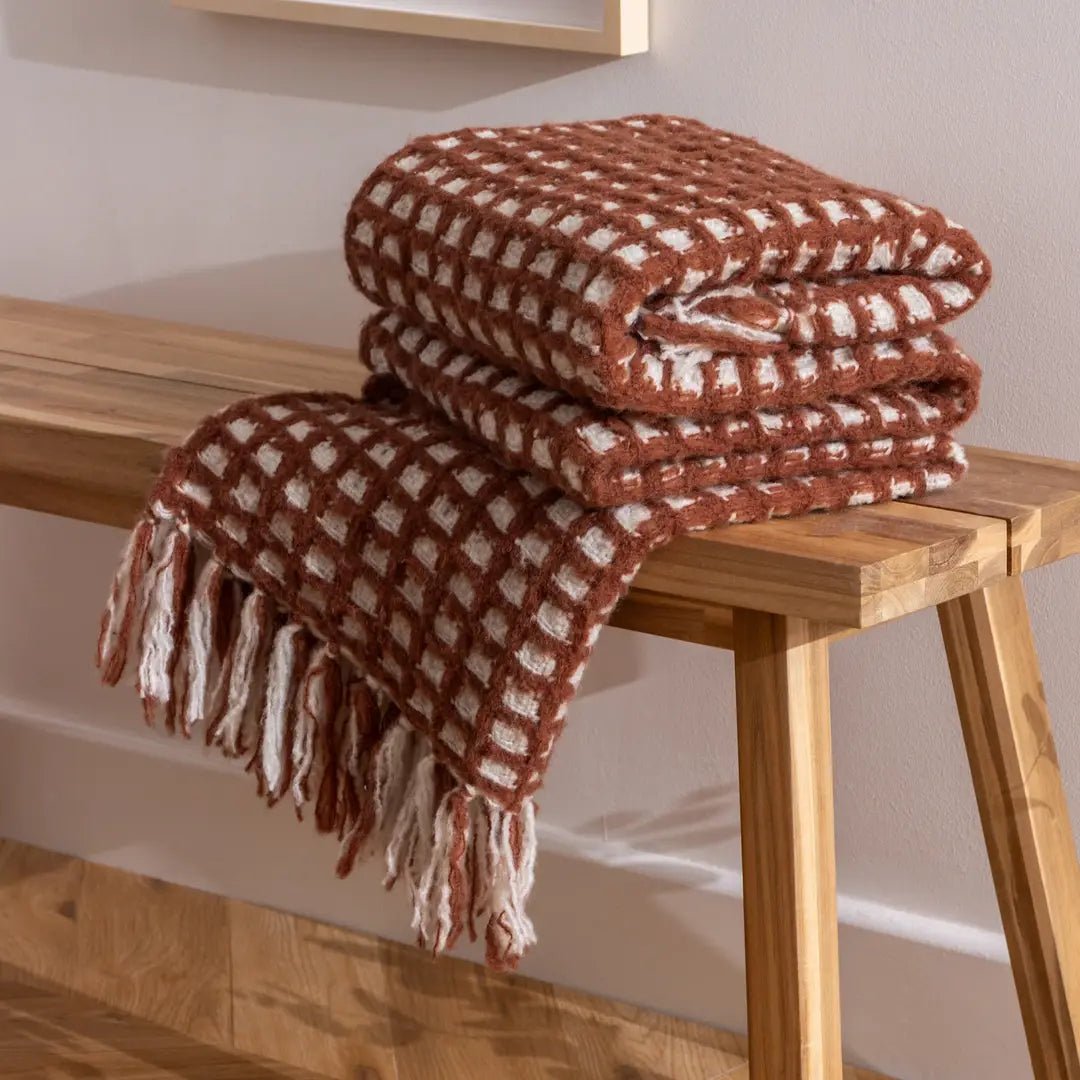 Jeté Gaufré - boutique décoration Montreal