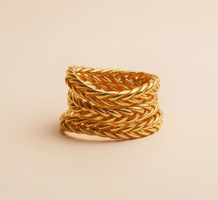 Kumali Bracelet Tressé - Or - boutique décoration Montreal