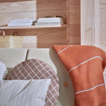 Kyoto Cushion Round - Large - Brown - Cushion - boutique décoration Montreal